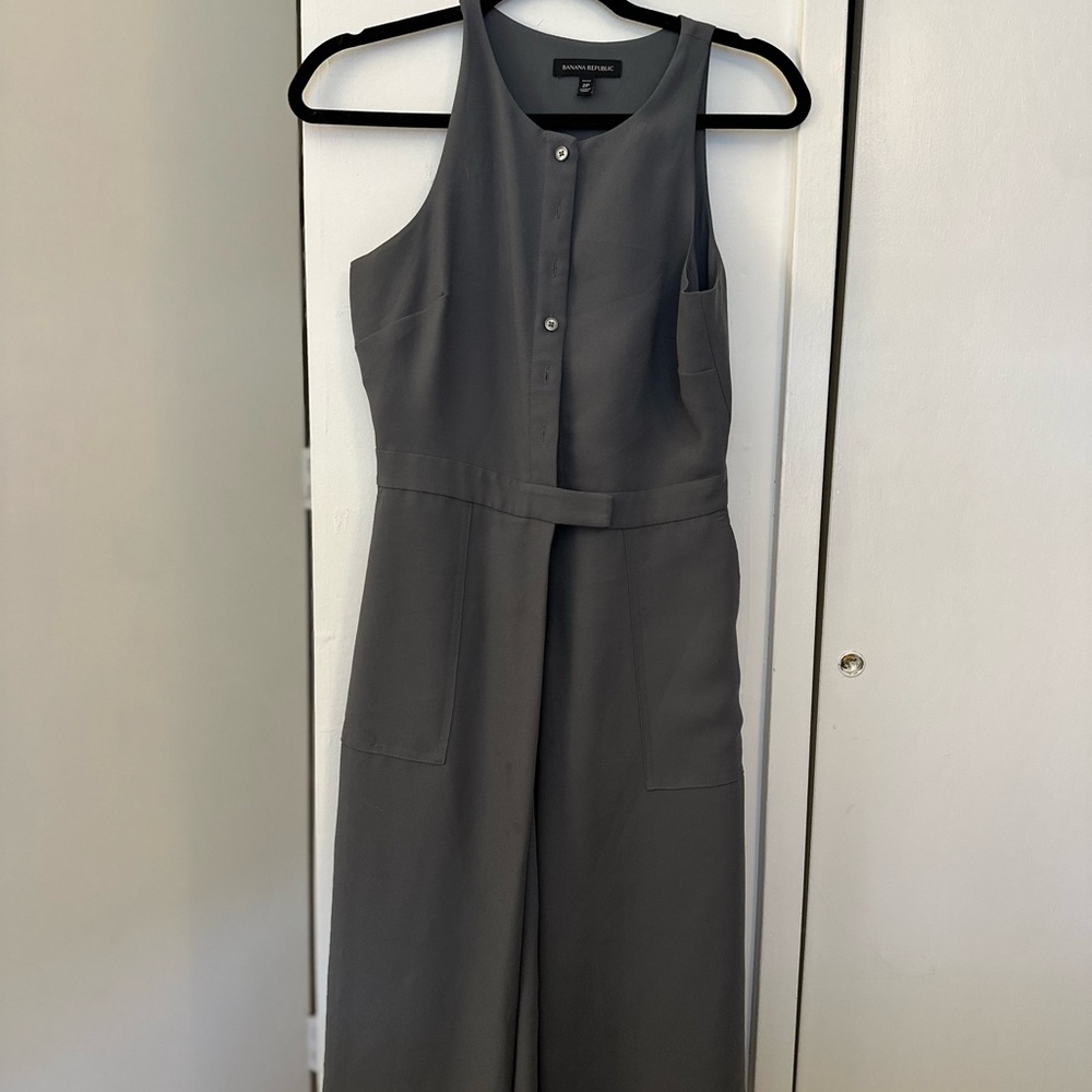 Banana Republic Charcoal Sleeveless dress